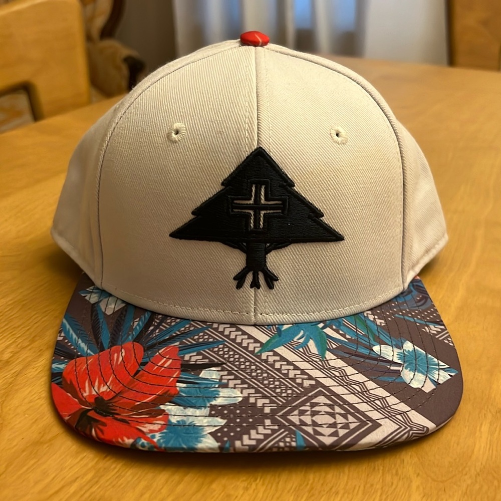 LRG Snapback Hat with Tropical Brim